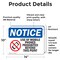 Signmission Use Of Mobile Phones Prohibited Sign With Symbol, 14 in W x Rectangle, Vinyl Decal OS-2PACK-NS-D-1014-L-18801 - alternate 4